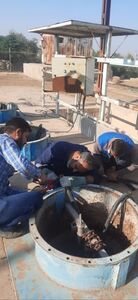 اقدام ضربتی شرکت آبیاری کرخه و شاوور در پی سرقت در ایستگاه پمپاژ معرض 