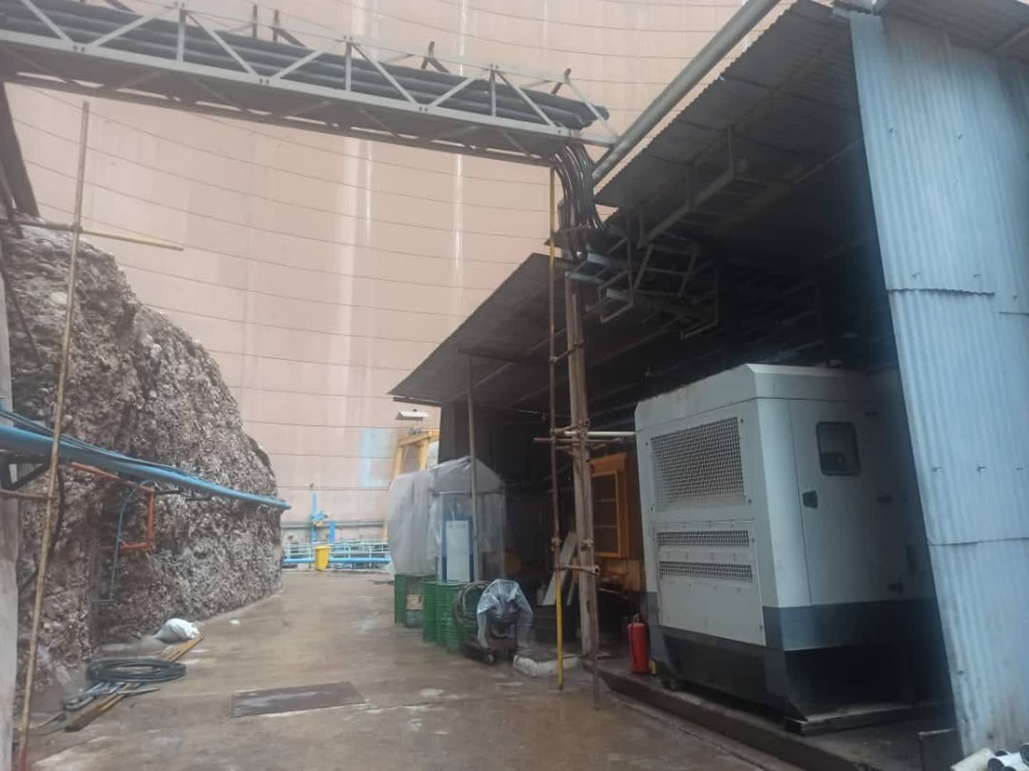 دیزل ژنراتور اضطراری 650 kva نیروگاه سد دز راه اندازی شد 