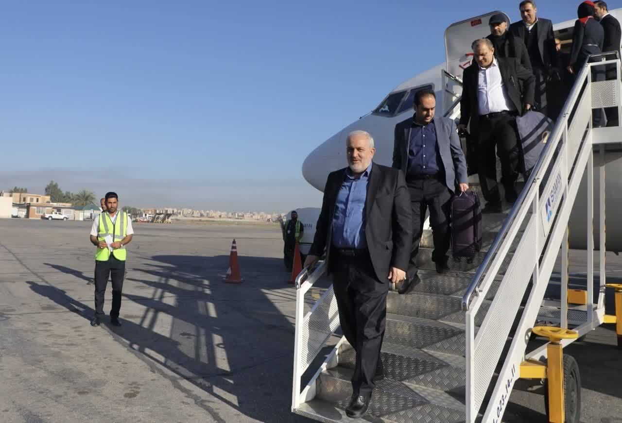 وزیر نیرو وارد خوزستان شد