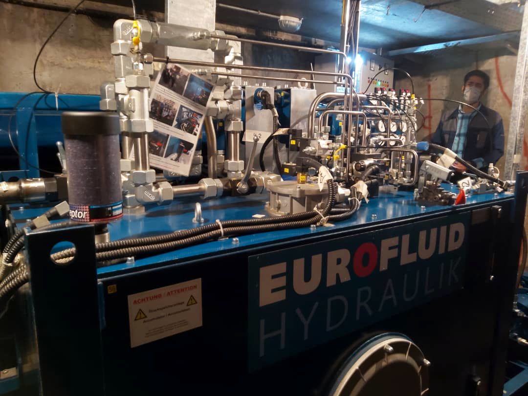 نصب و راه اندازی پاورپک دریچه آبگیر واحد شماره ۳ سد شهید عباسپور