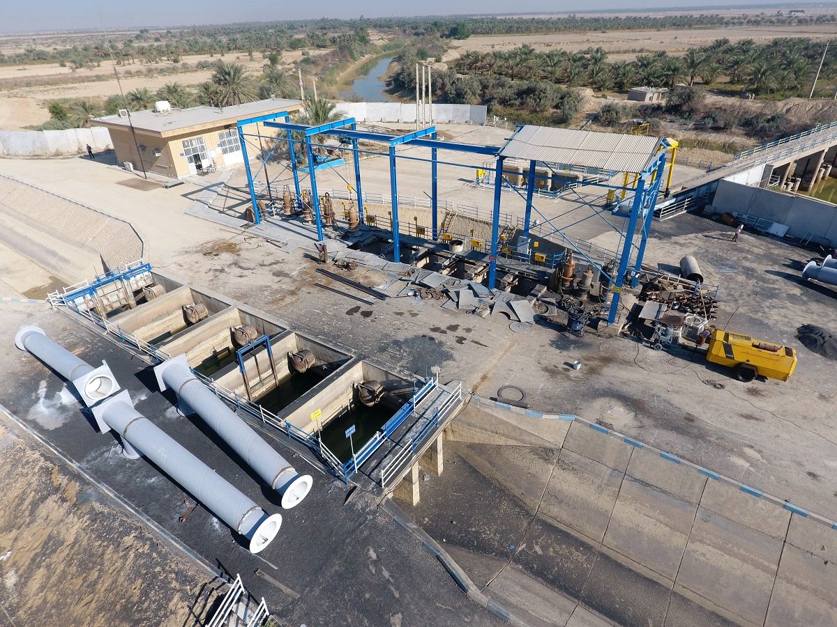 گالری‌های ایستگاه پمپاژ شهید همّت شادگان برای نخستین بار تعویض شد 