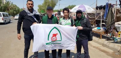 کارمند سازمان آب و برق خوزستان از نجف تا کربلا را می دود