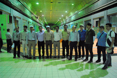 بازدید نمایندگان یک شرکت کره ای از سد و نیروگاه کارون