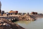 عملیات ضربتی انسداد کانال انتقال آب شهیدچمران انجام شد