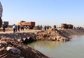 عملیات ضربتی انسداد کانال انتقال آب شهیدچمران انجام شد