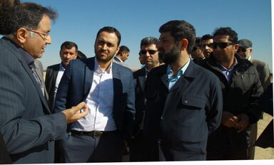 بازدید یک روزه استاندار از طرح آبرسانی غدیر