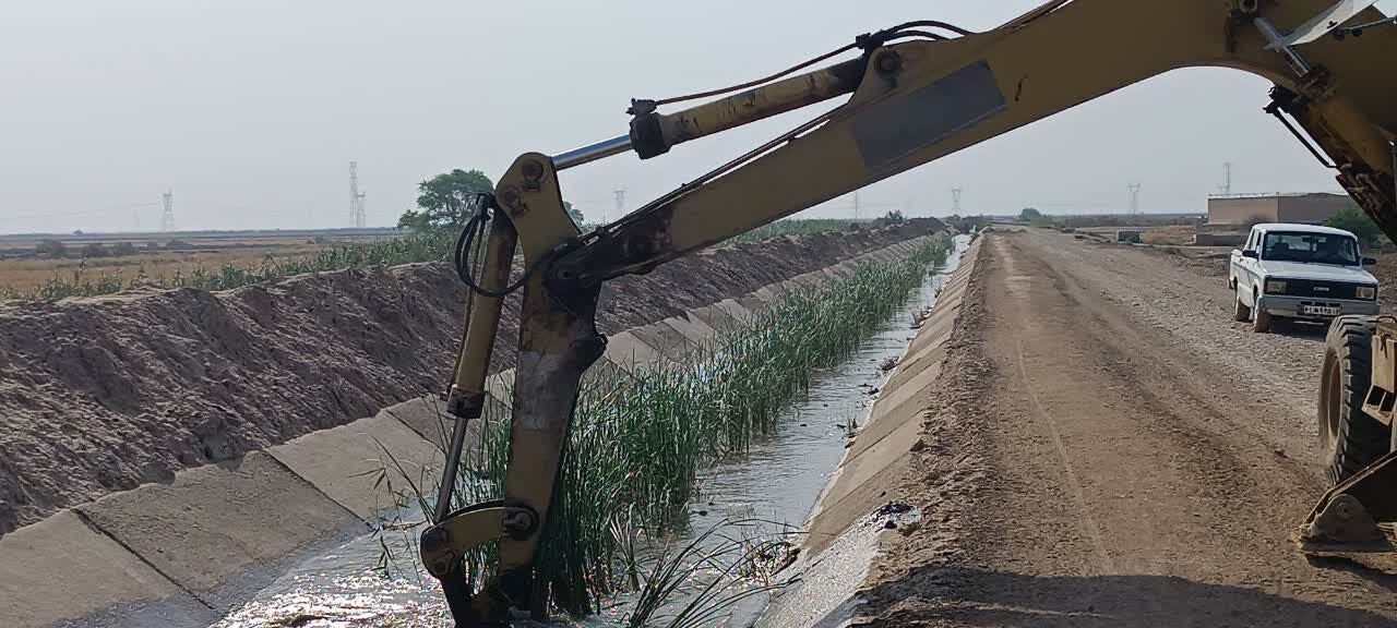 پایان عملیات لایروبی کانالk11 و انتهای کانال اصلی MC